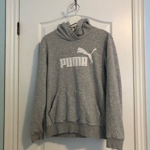 Womens Grey Puma Hoodie